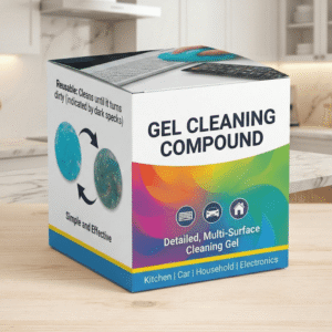 Home surface cleaning gel